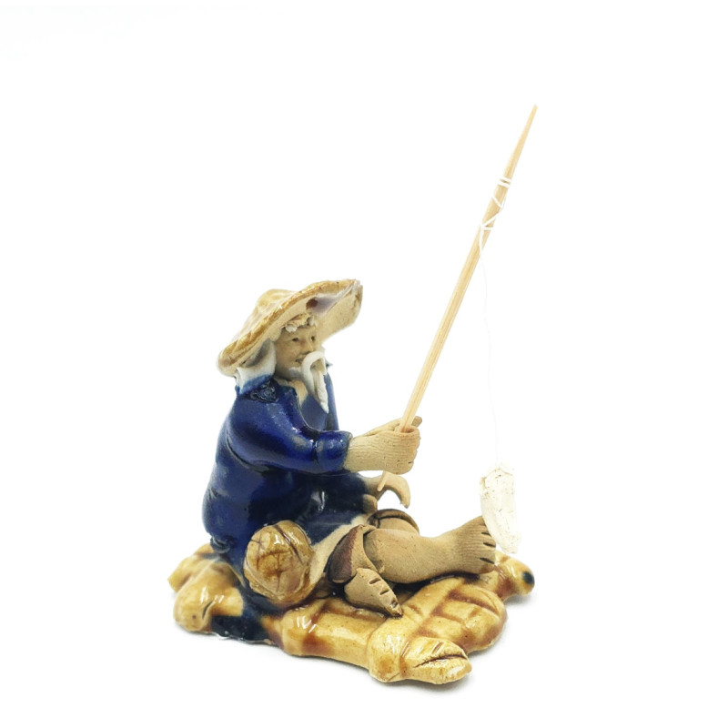 Figurine pêcheur Japonais