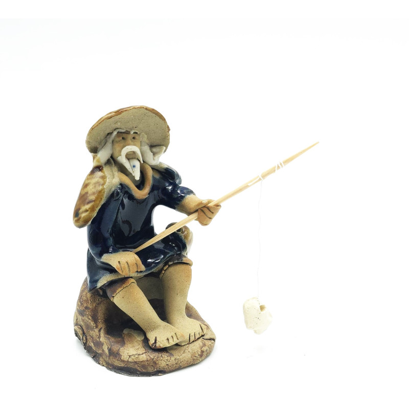 Figurine pêcheur Japonais