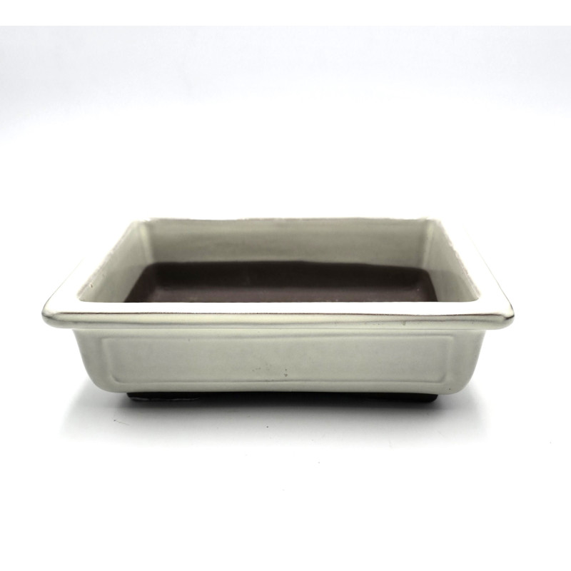 Poterie bonsai rectangulaire 19x14x5.5cm