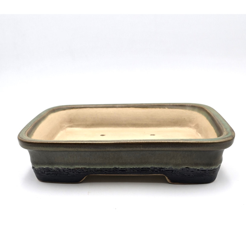 Poterie bonsai rectangulaire 21.5x16x5cm